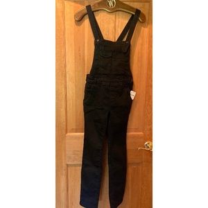 NWT Free People overalls (size 25 // black)